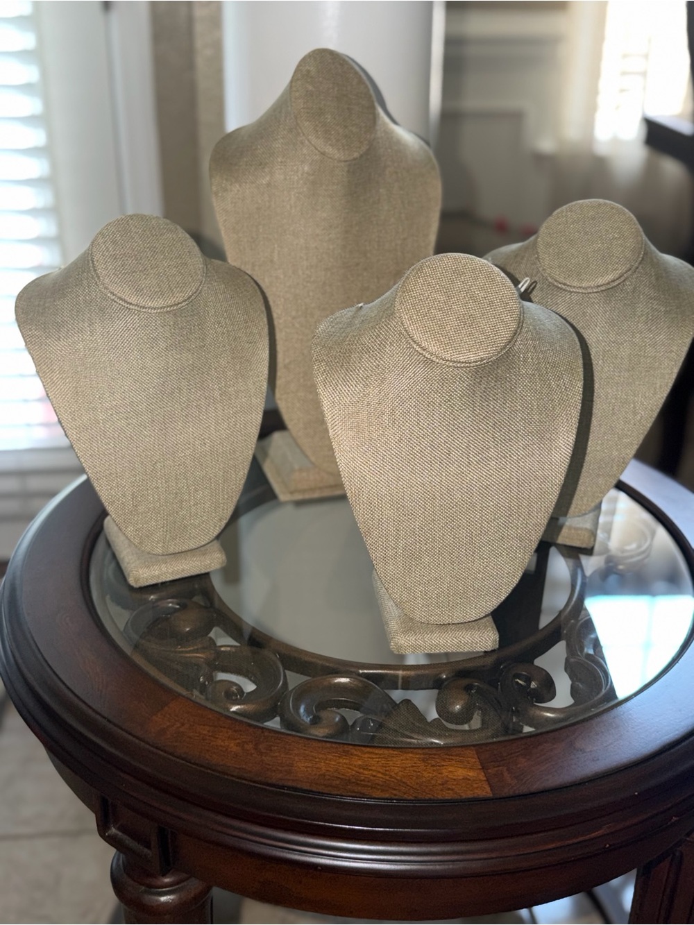 Set of 4 Jewelry Mannequins